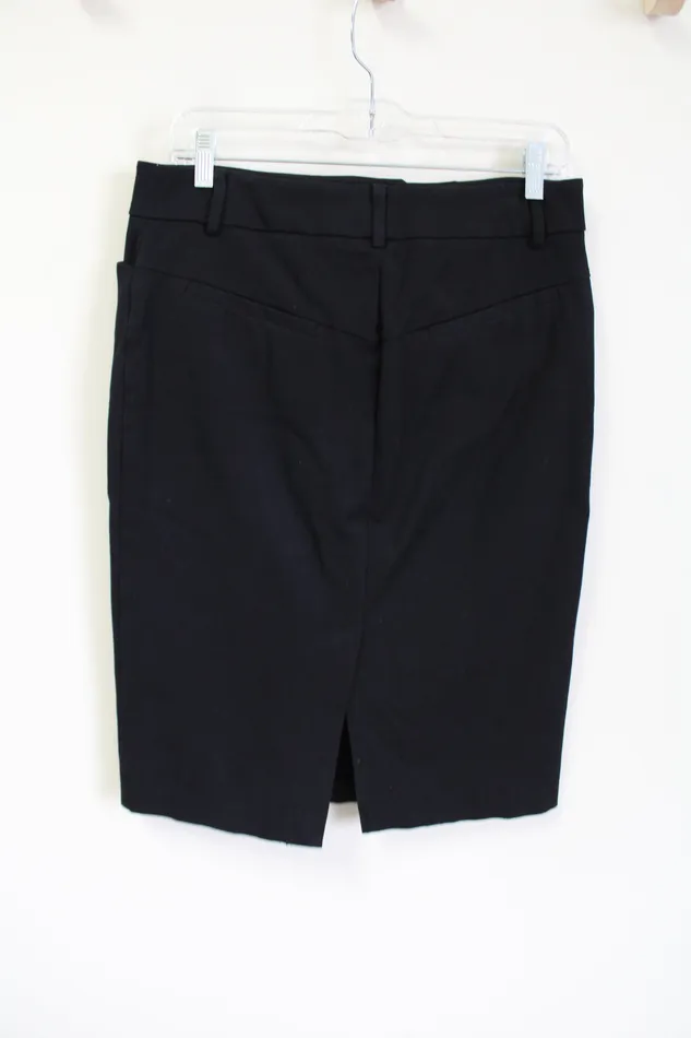 New York Company New York Co Black Stretch Fitted Skirt 8 Rings