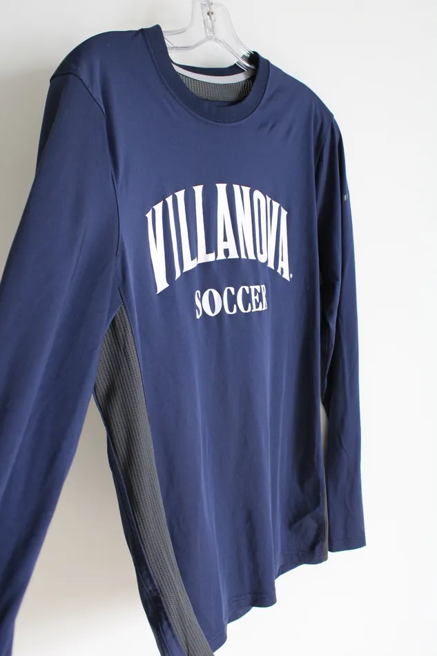 Nike DriFit Villanova Soccer Blue Long Sleeved Shirt S Nike Rings