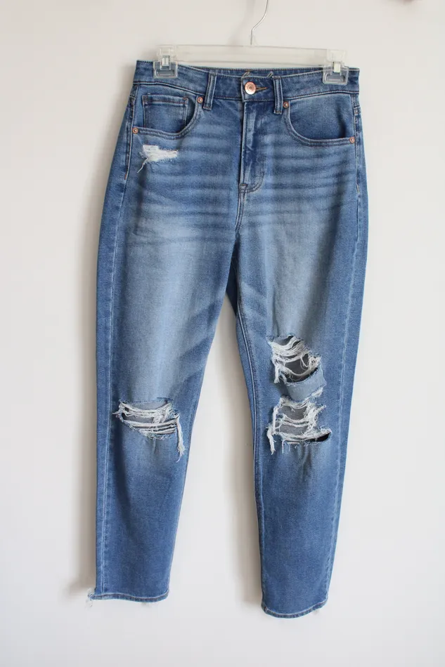Ofluck Distressed Denim Straight Fit Jeans 2 Ofluck Earrings