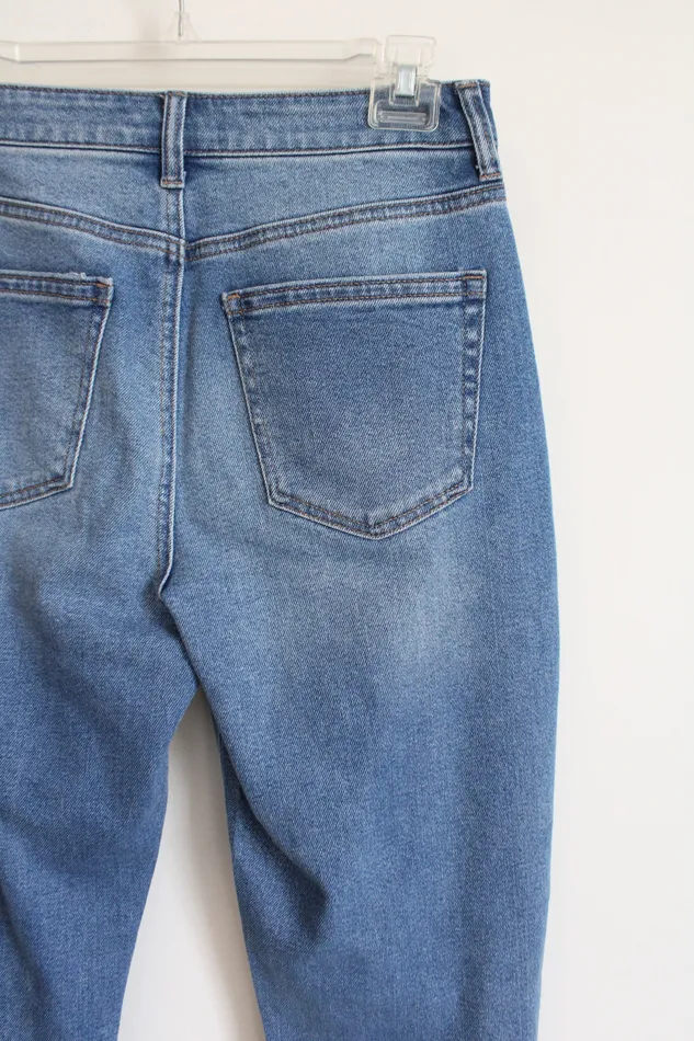Ofluck Distressed Denim Straight Fit Jeans 2 Ofluck Earrings