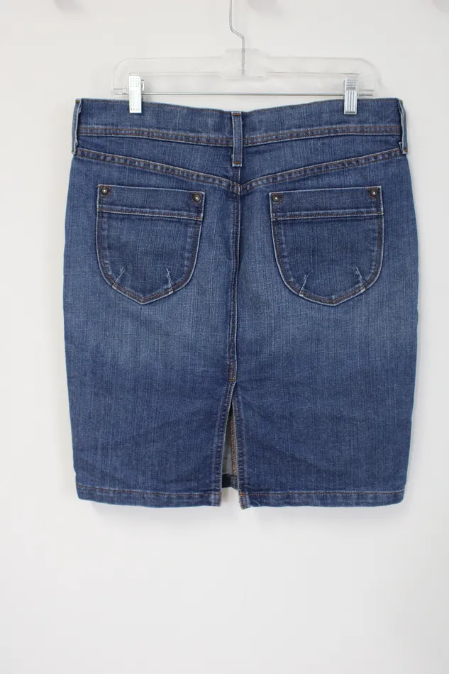 Old Navy Denim Skirt 12 Old Navy Earrings