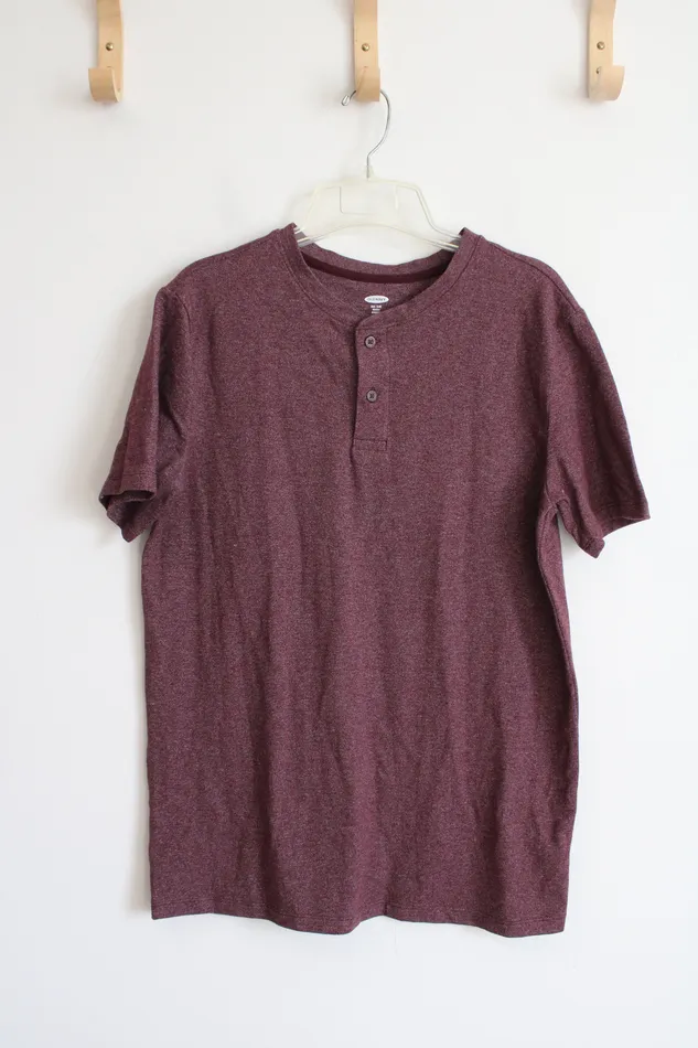 Old Navy Earrings Old Navy Maroon Husky Stretch Shirt Youth XXL 18