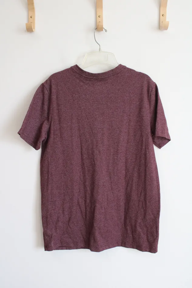 Old Navy Earrings Old Navy Maroon Husky Stretch Shirt Youth XXL 18