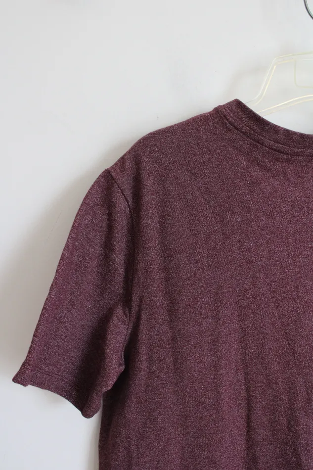 Old Navy Earrings Old Navy Maroon Husky Stretch Shirt Youth XXL 18