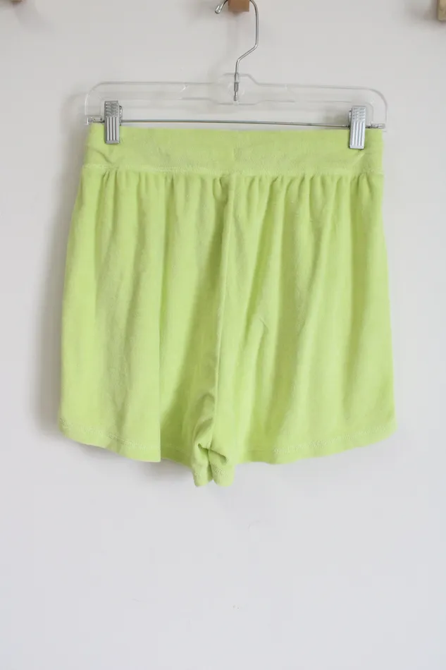 Old Navy Earrings Old Navy Neon Green Terry Cloth Shorts M