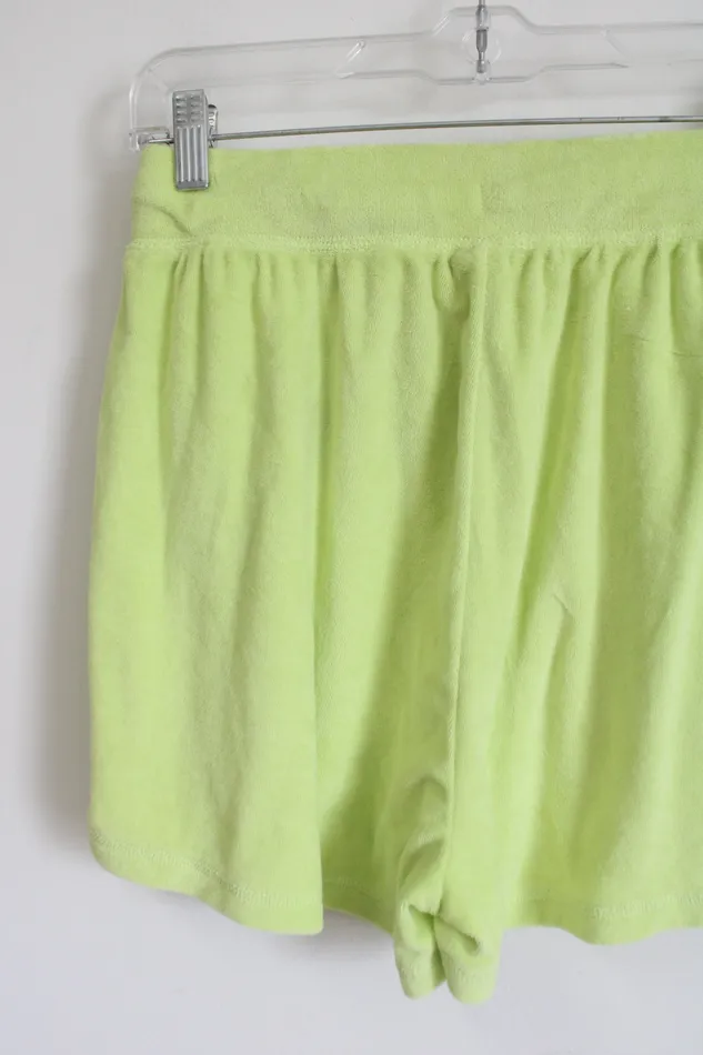 Old Navy Earrings Old Navy Neon Green Terry Cloth Shorts M