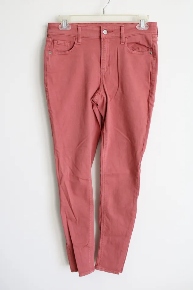 Old Navy Earrings Old Navy Rockstar Super Skinny Pink Jeans 4