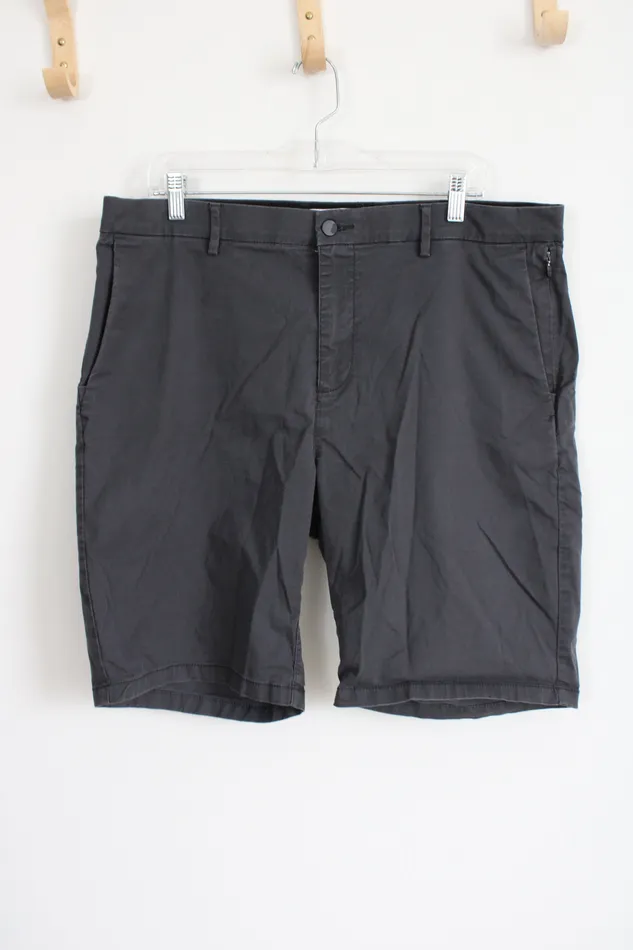 Old Navy Earrings Old Navy Ultimate Tech Slim Dark Gray Chino Shorts 38
