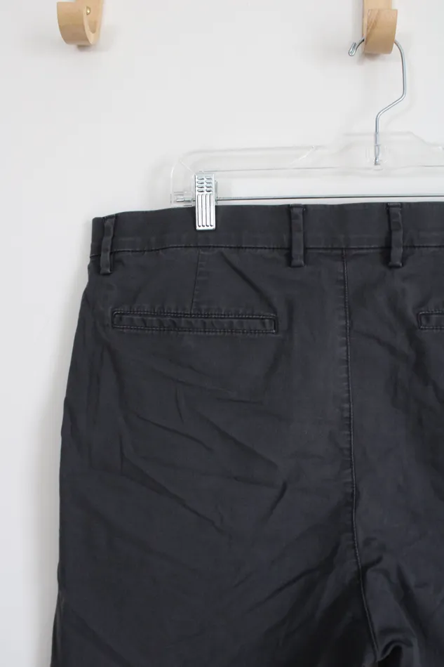 Old Navy Earrings Old Navy Ultimate Tech Slim Dark Gray Chino Shorts 38