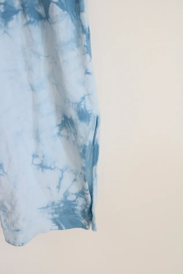 Old Navy Light Blue Tie Dye Maxi Dress XS Old Navy Necklaces
