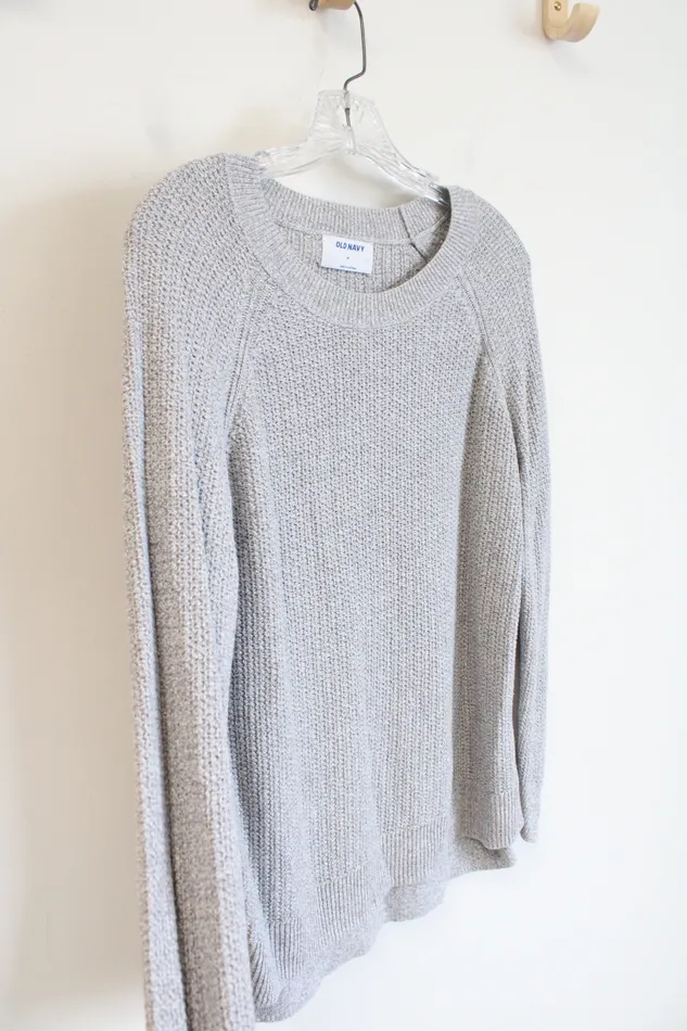 Old Navy Necklaces Old Navy Light Gray Sweater M