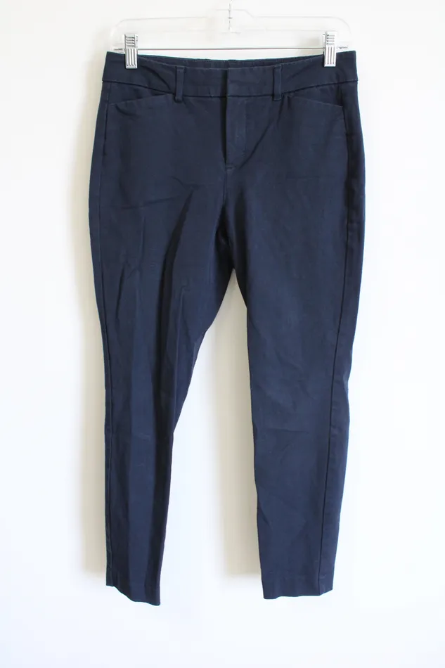 Old Navy Old Navy Pixie High Rise Navy Blue Pant 4 Rings