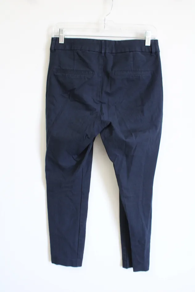 Old Navy Old Navy Pixie High Rise Navy Blue Pant 4 Rings