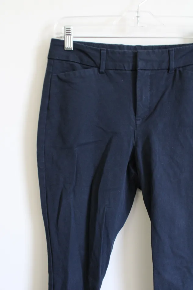 Old Navy Old Navy Pixie High Rise Navy Blue Pant 4 Rings