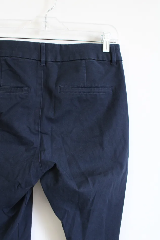 Old Navy Old Navy Pixie High Rise Navy Blue Pant 4 Rings