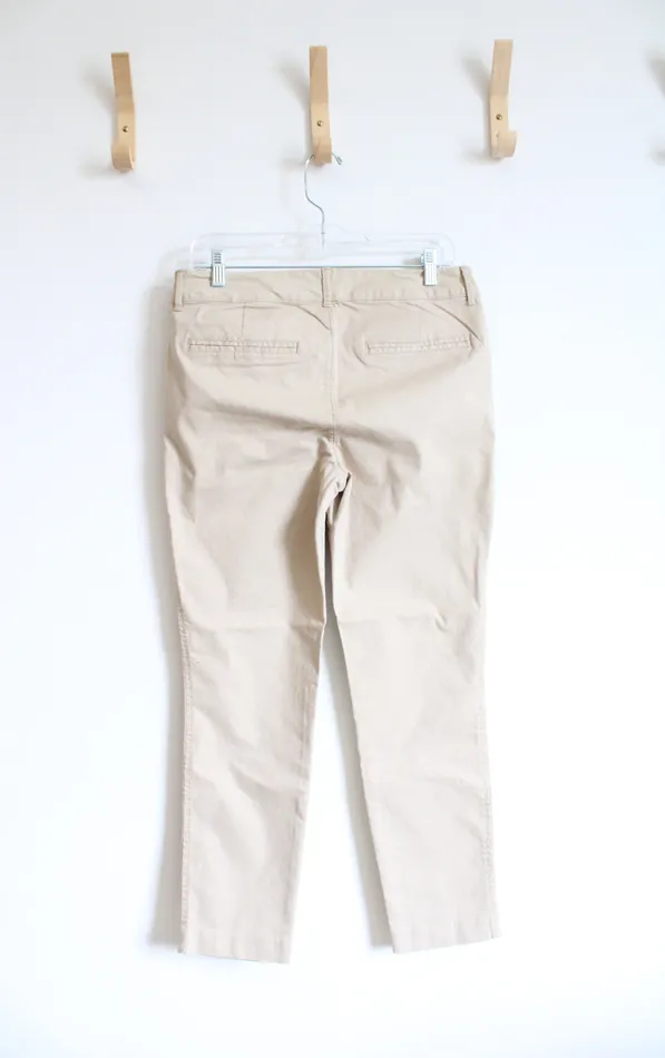 Old Navy Pixie Tan Khaki Pants 8 Old Navy Earrings