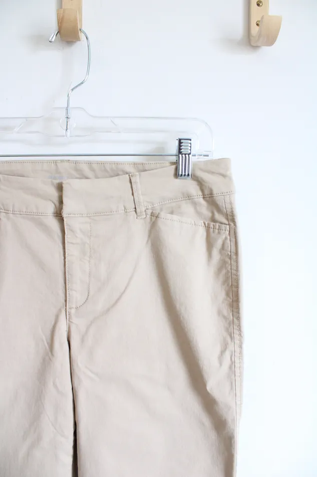 Old Navy Pixie Tan Khaki Pants 8 Old Navy Earrings