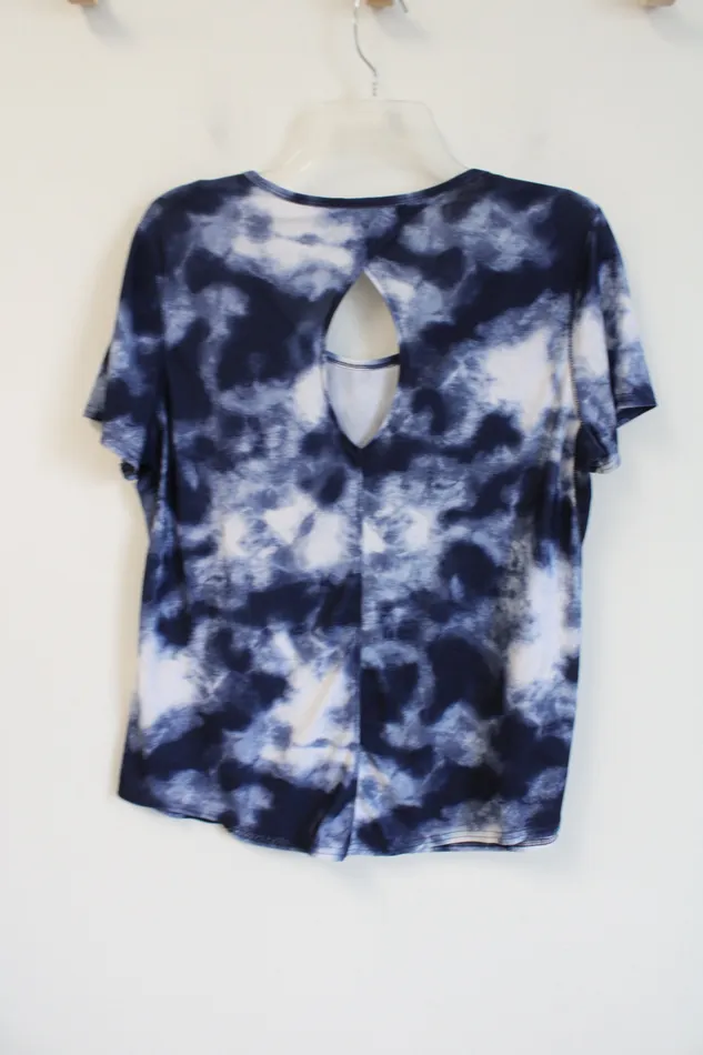 Old Navy Rings Old Navy Active Blue White Tie Dye Shirt L