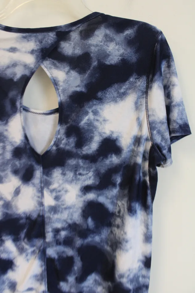 Old Navy Rings Old Navy Active Blue White Tie Dye Shirt L