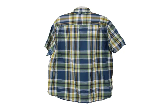 Old Navy Rings Old Navy Blue Plaid Shirt XXL