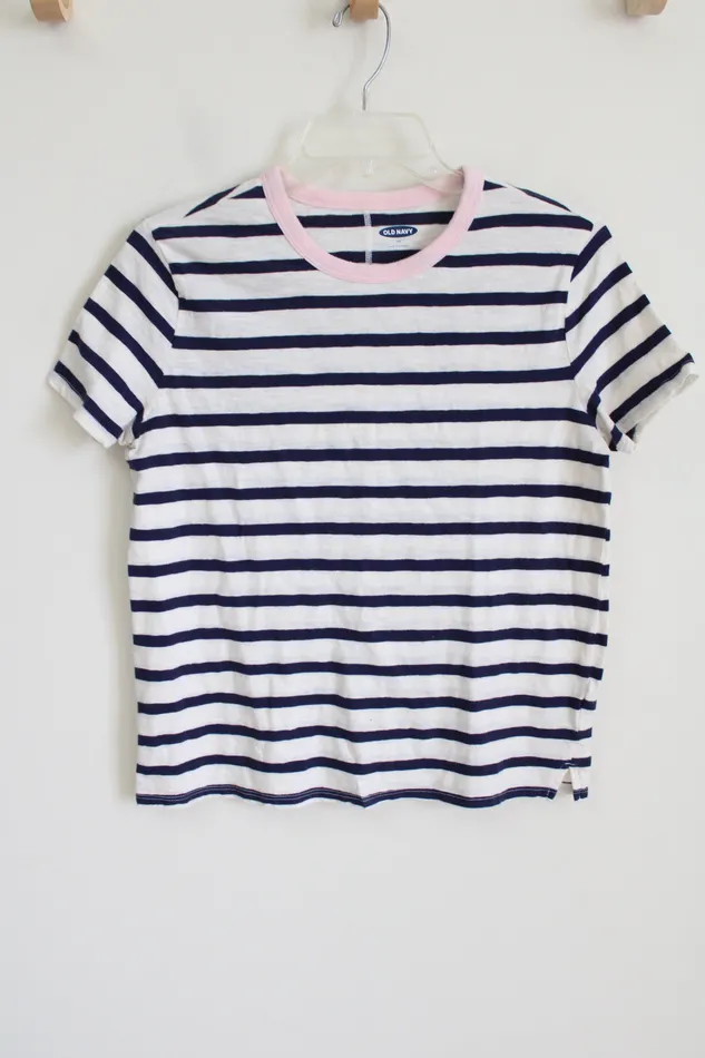 Old Navy Rings Old Navy Blue Striped Tee XS