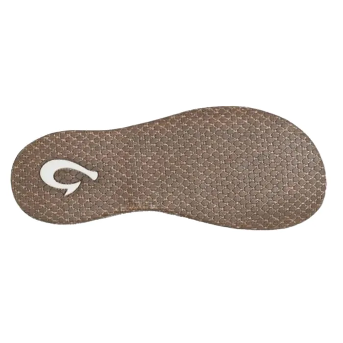 OLUKAI Earrings OluKai Womens Leather Paniolo Sandals Natural
