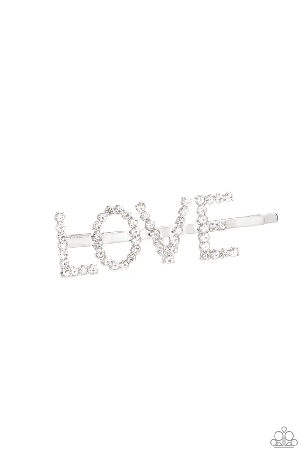 Paparazzi Accessories All You Need Is Love White Necklaces