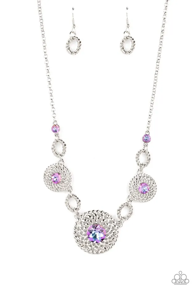 Paparazzi Accessories Cosmic Cosmos Purple Earrings