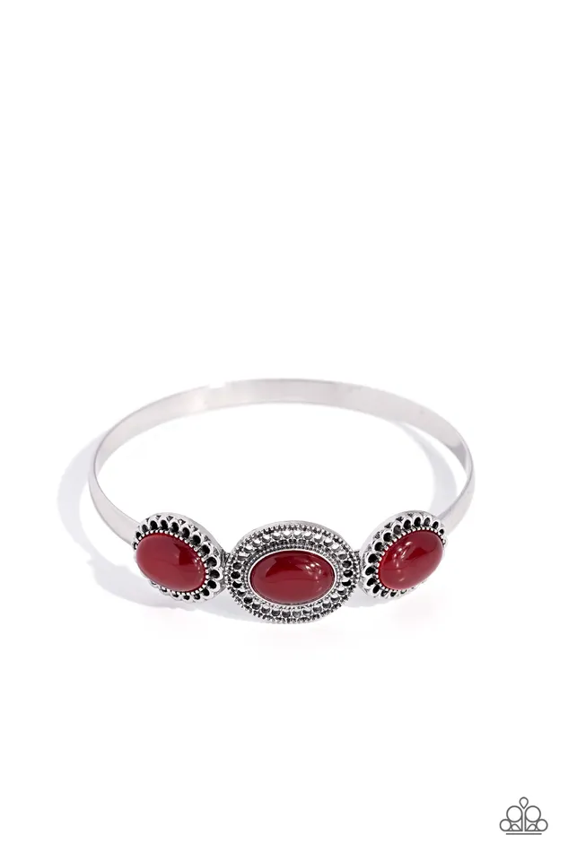 Paparazzi Accessories Earrings A DAYDREAM Come True Red