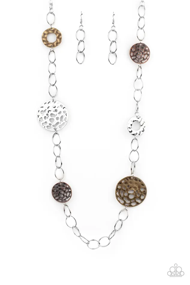 Paparazzi Accessories Earrings HOLEY Relic Multi