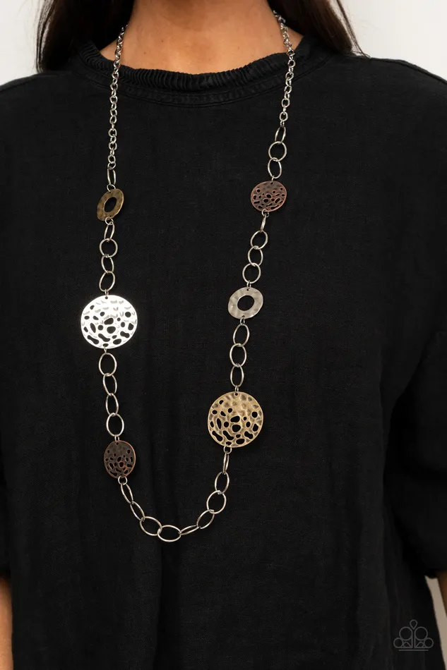 Paparazzi Accessories Earrings HOLEY Relic Multi