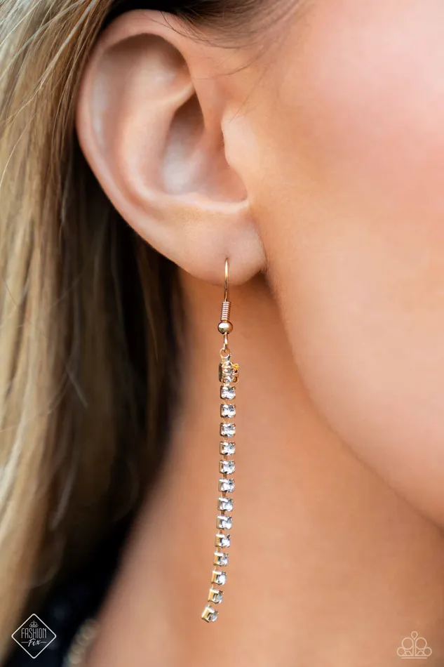 Paparazzi Accessories Earrings I SQUARE For You Gold