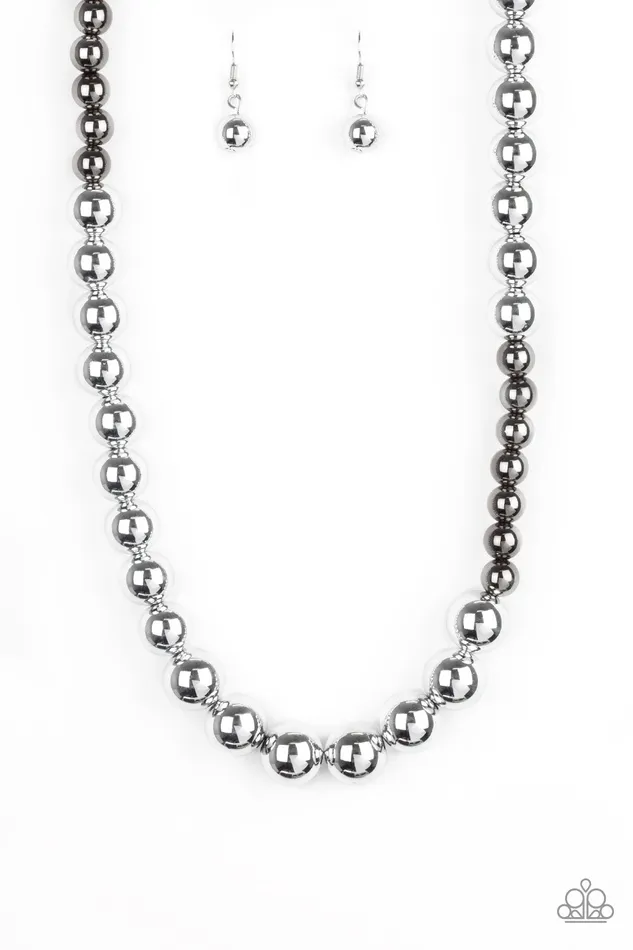 Paparazzi Accessories Earrings Power To The People Silver