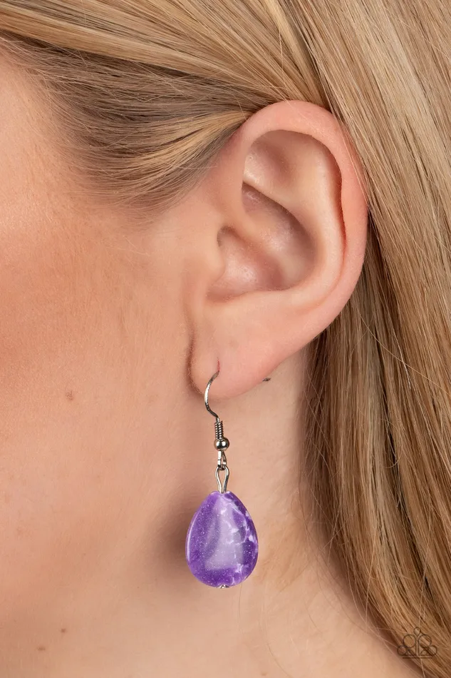 Paparazzi Accessories Earrings Rodeo Royale Purple