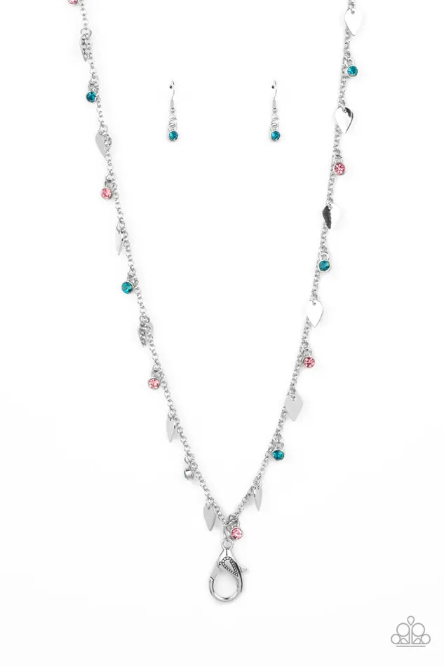 Paparazzi Accessories Earrings SharpEdged Shimmer Multi