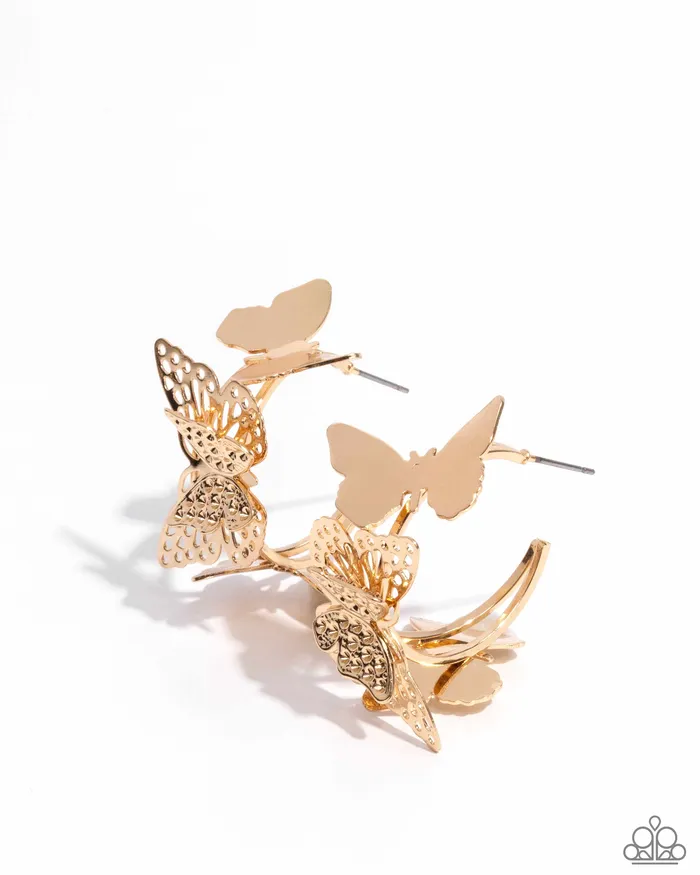 Paparazzi Accessories Necklaces No WINGS Attached Gold