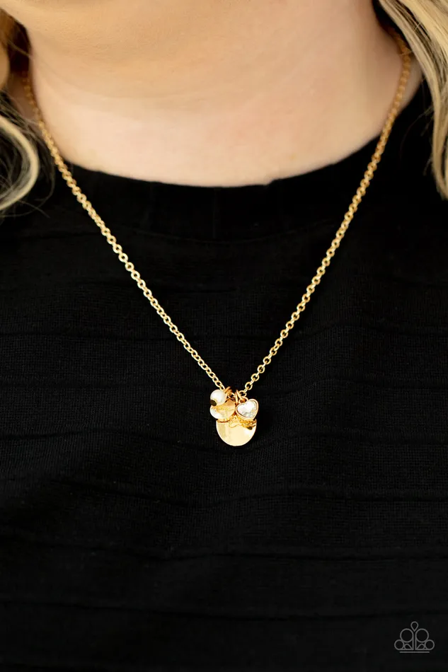 Paparazzi Accessories Necklaces Super Mom Gold