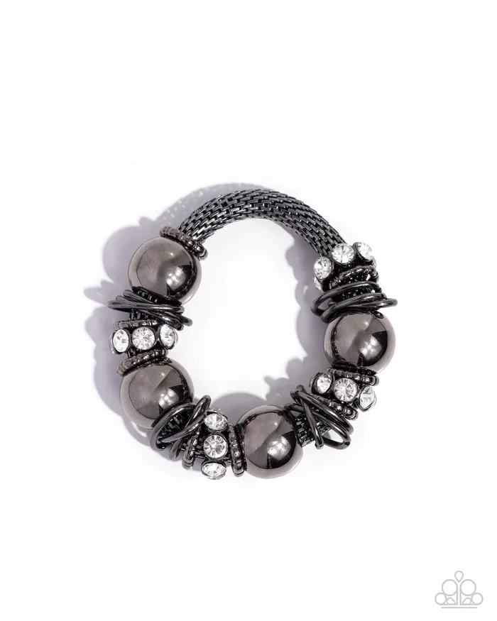 Paparazzi Accessories Rings Coiled Confidence Black