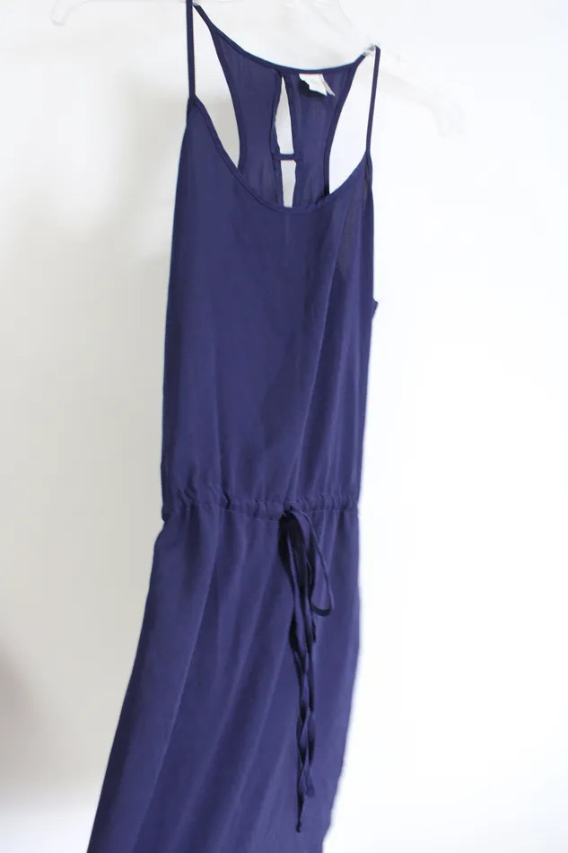 Paper Crane Rings Paper Crane Navy Blue Chiffon Dress M