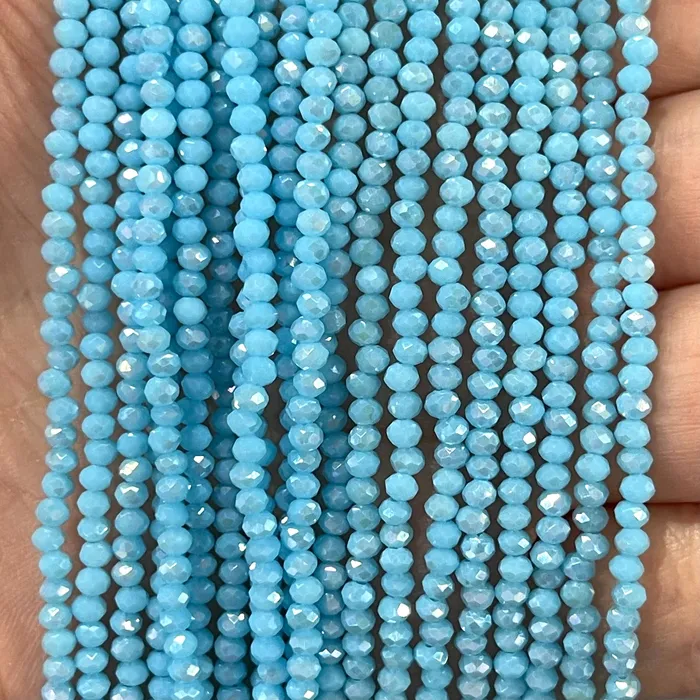 Peppy Beads Crystal faceted rondelle 2mm Beads PBC2C63 Earrings