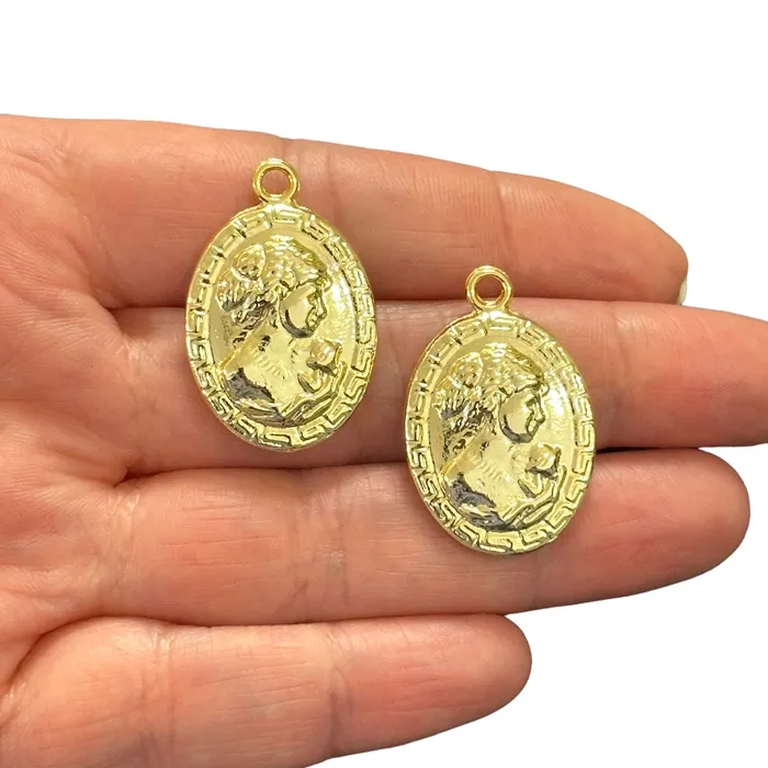 Peppy Beads Earrings 24Kt Gold Plated Authentic Charms 2 pcs in a pack