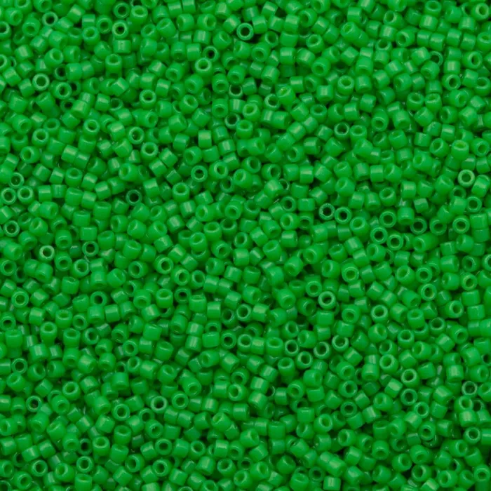 Peppy Beads Earrings DB2126 Duracoat Opaque Fiji Green Miyuki Delica 110