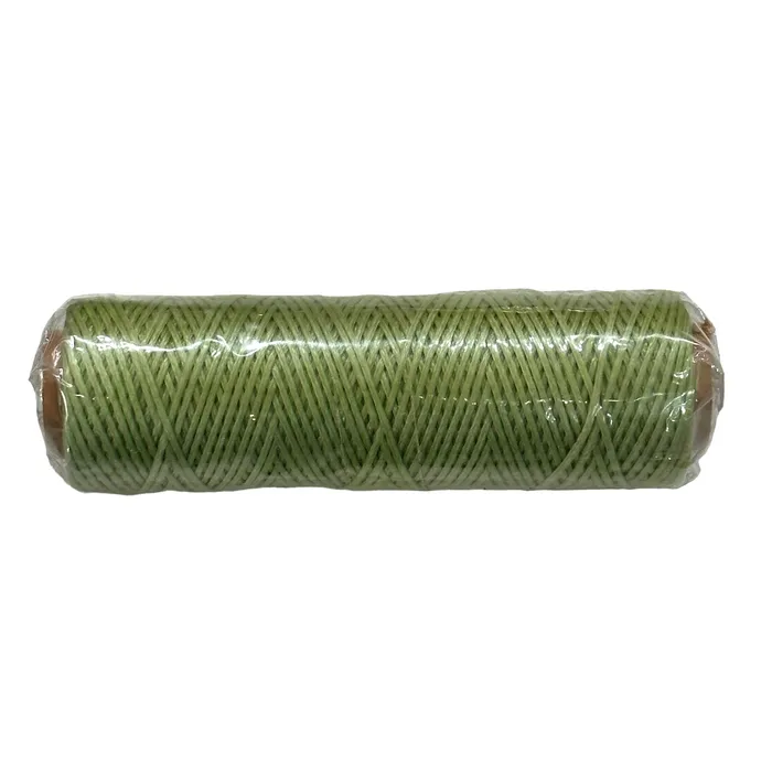 Peppy Beads Earrings Lt Green Waxed Cotton Cord 1mm 100m Reel