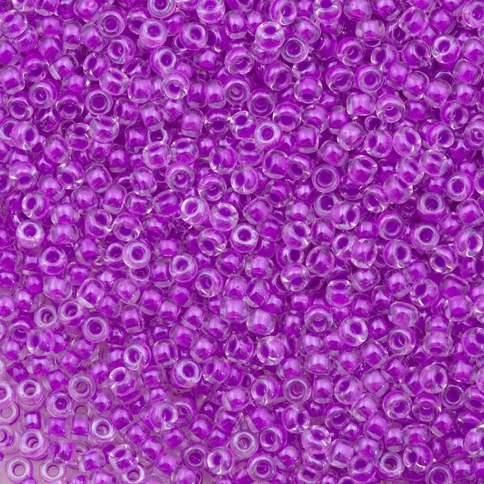 Peppy Beads Earrings Miyuki Seed Beads 80 Luminous Plum Crazy 4303