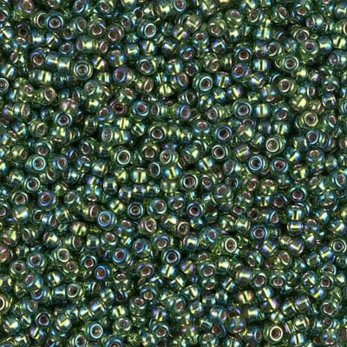 Peppy Beads Miyuki Seed Beads 110 Silver Lined Olive AB1026 Rings