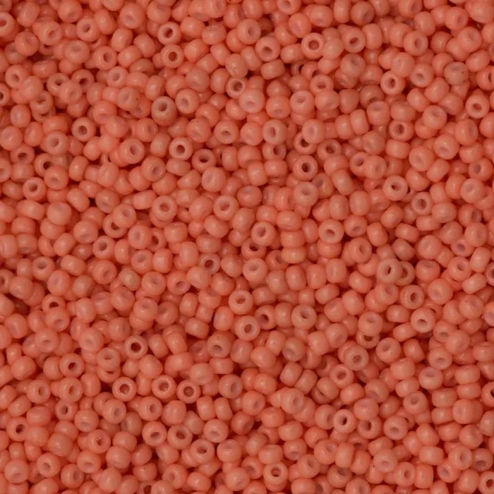 Peppy Beads Miyuki Seed Beads 150 Duracoat Opaque Dark Salmon 4462 Earrings