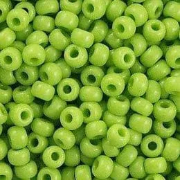 Peppy Beads Miyuki Seed Beads 60 Opaque Chartreuse 0416 Earrings