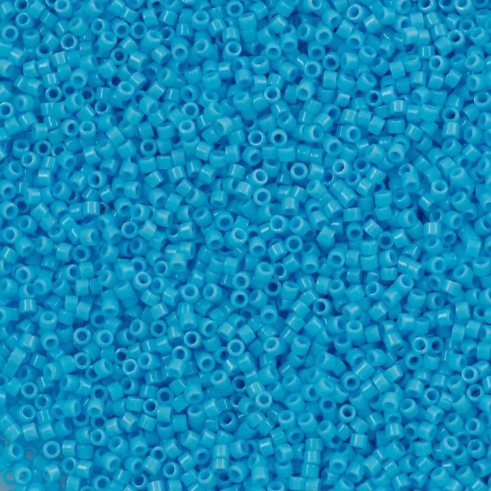 Peppy Beads Rings DB0725 Opaque Lt Blue Miyuki Delica 110