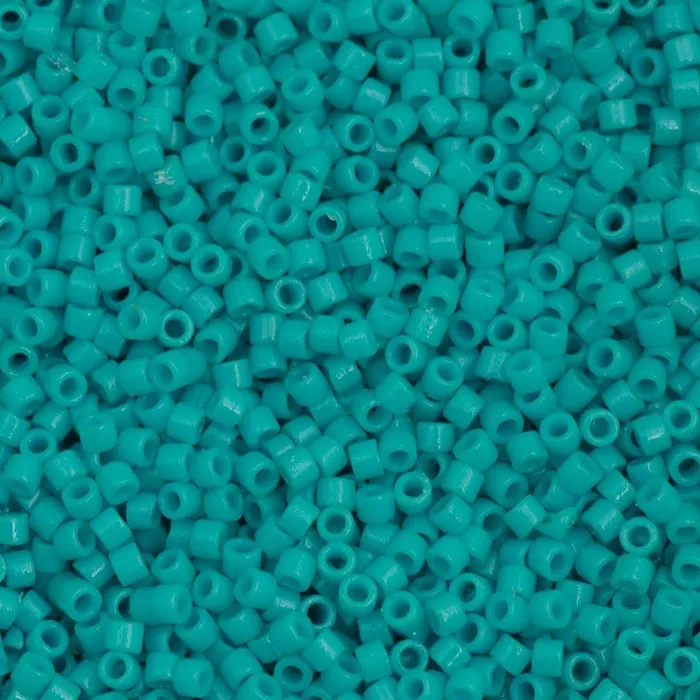 Peppy Beads Rings DB2130 Duracoat Opaque Underwater Blue Miyuki Delica 110