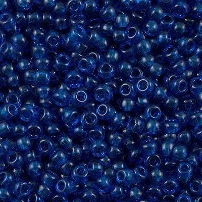Peppy Beads Rings Miyuki Seed Beads 80 Transparent Capri Blue 0149